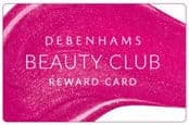 Debenhams Beauty Club loyalty card
